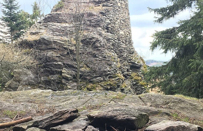 Ruins Koberštejn, Zlaté Hory, Czechia, Czech Republic (Czechia)